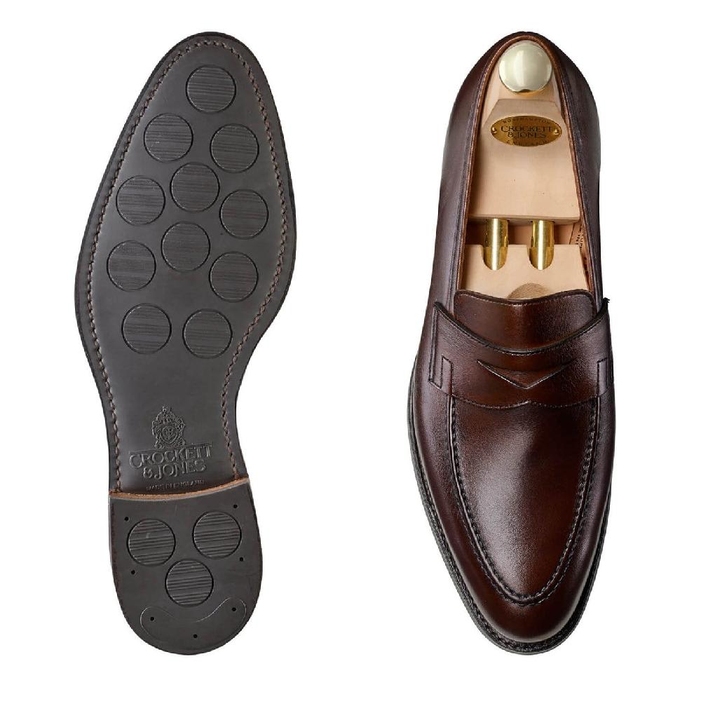 Crockett & Jones Sydney Dark Brown Burnished Calf