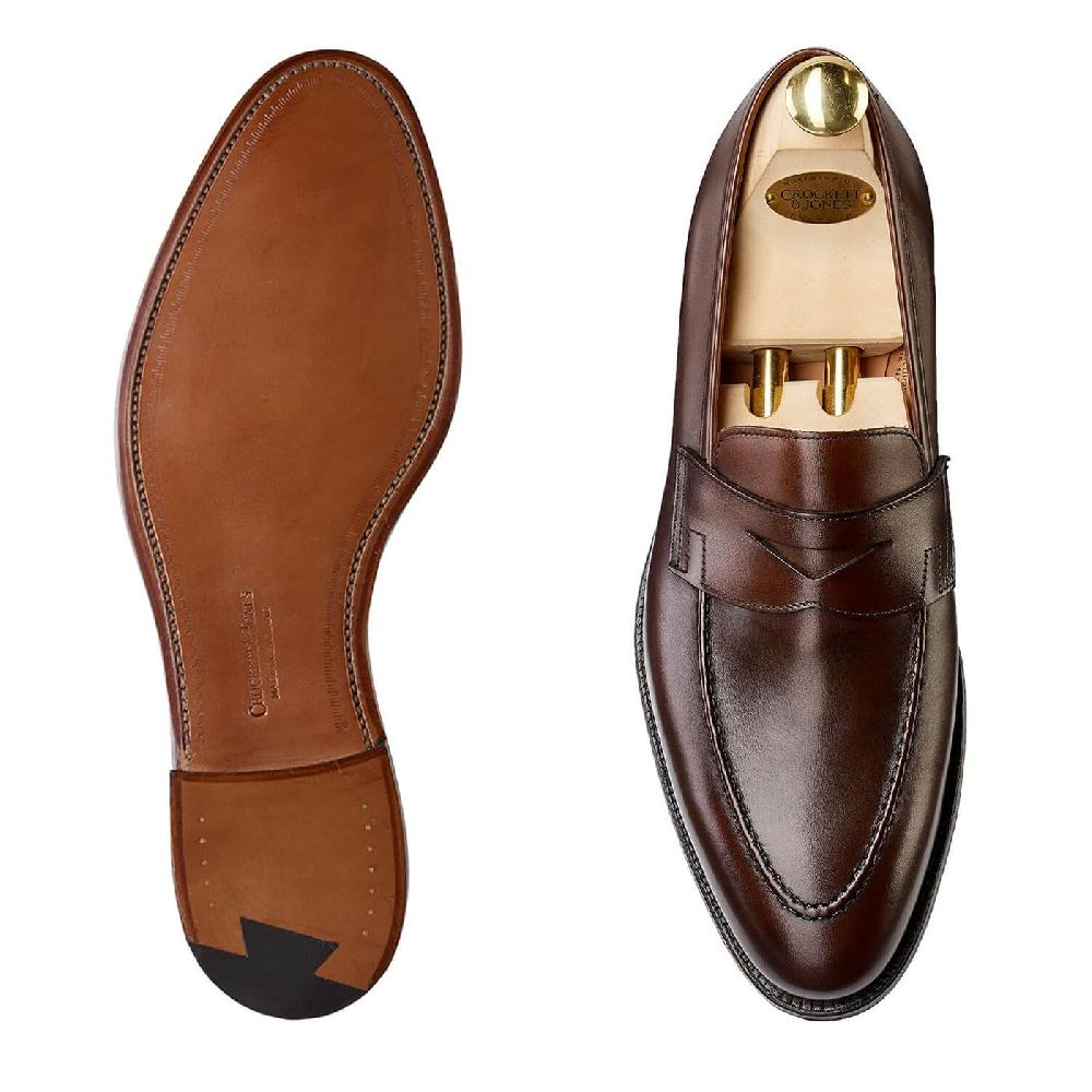 Crockett & Jones Sydney Dark Brown Burnished Calf