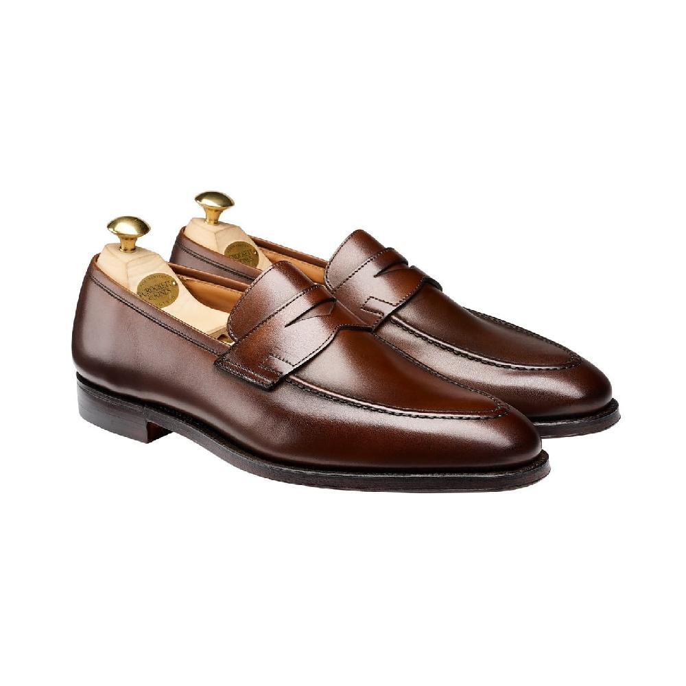 crockett & jones Sydney Dark Brown Burnished Calf