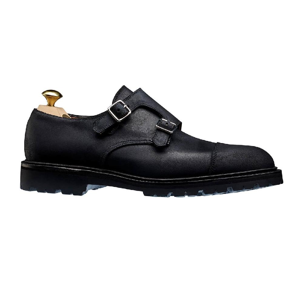 Crockett & Jones Tay 2 Black Rough-Out Suede