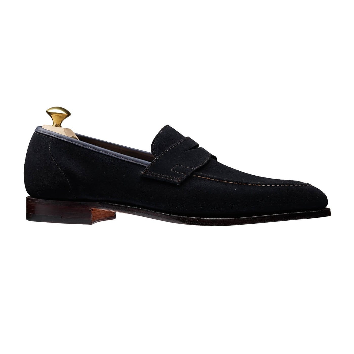 Crockett & Jones Teign Navy Suede