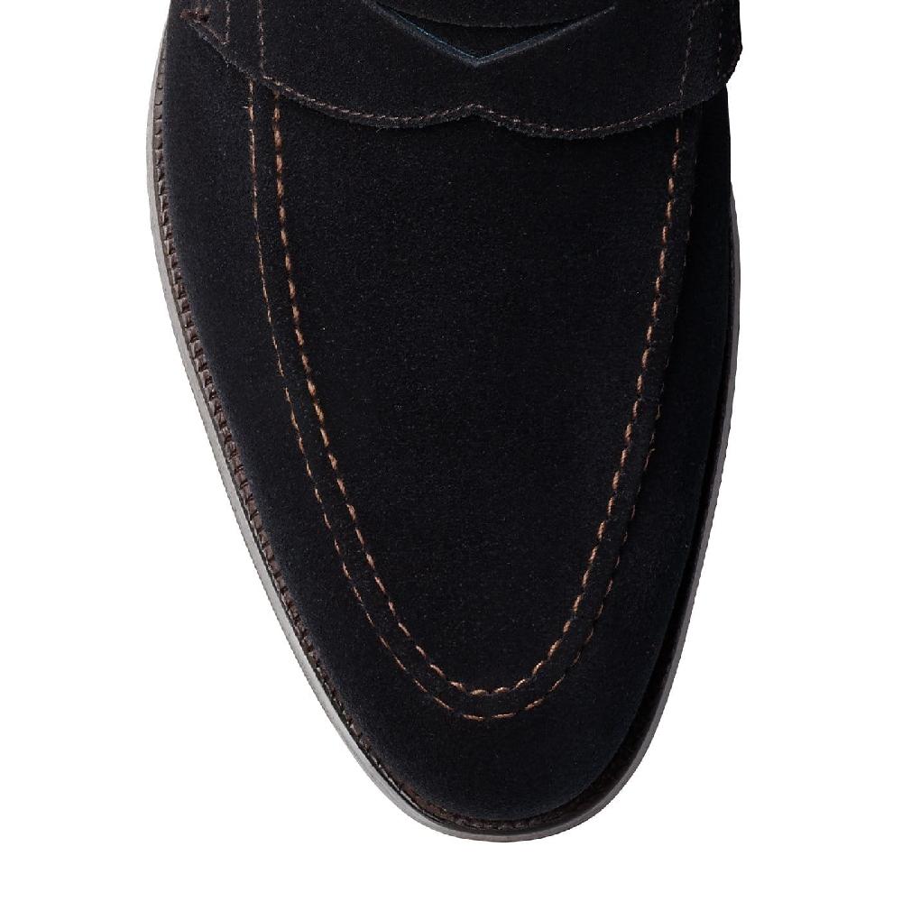 Crockett & Jones Teign Navy Suede