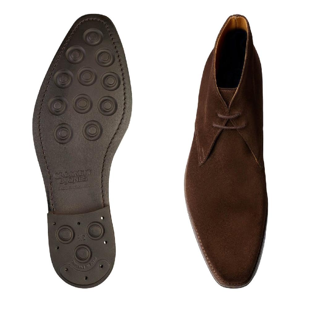 Crockett & Jones Tetbury Dark Brown Suede