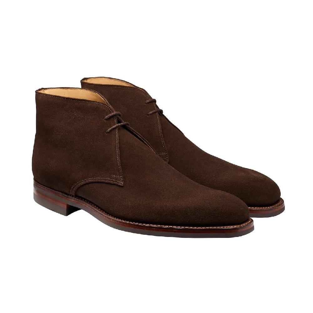 crockett & jones Tetbury Dark Brown Suede
