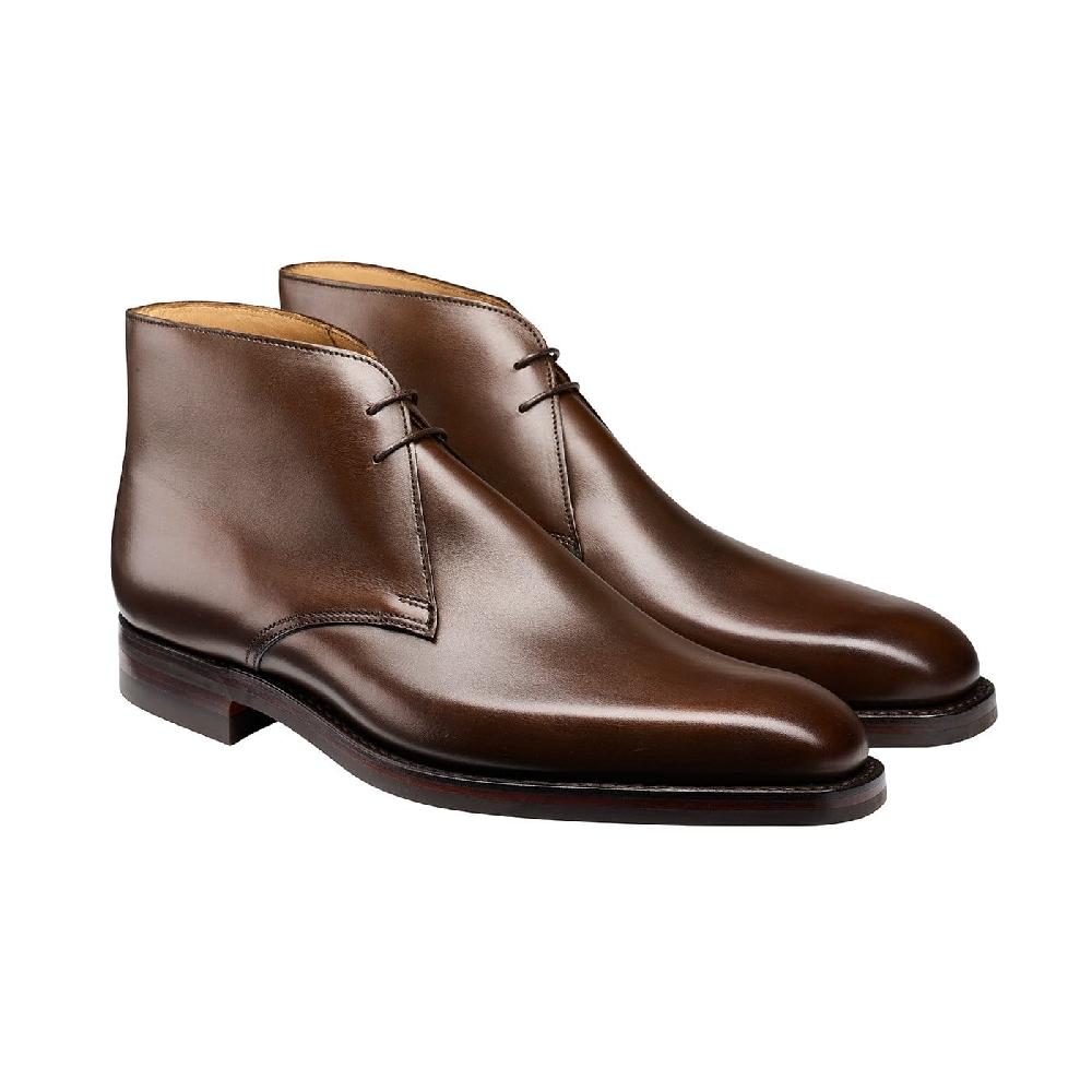 crockett & jones Tetbury Dark Brown Wax Calf