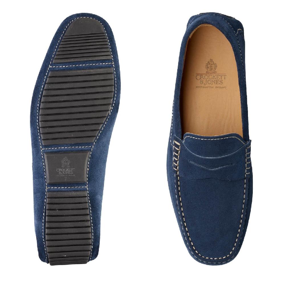 Crockett & Jones Torino Navy Suede