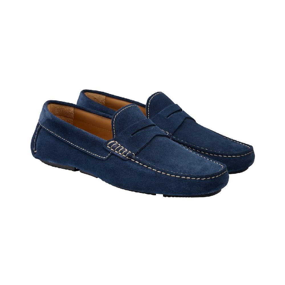 crockett & jones Torino Navy Suede