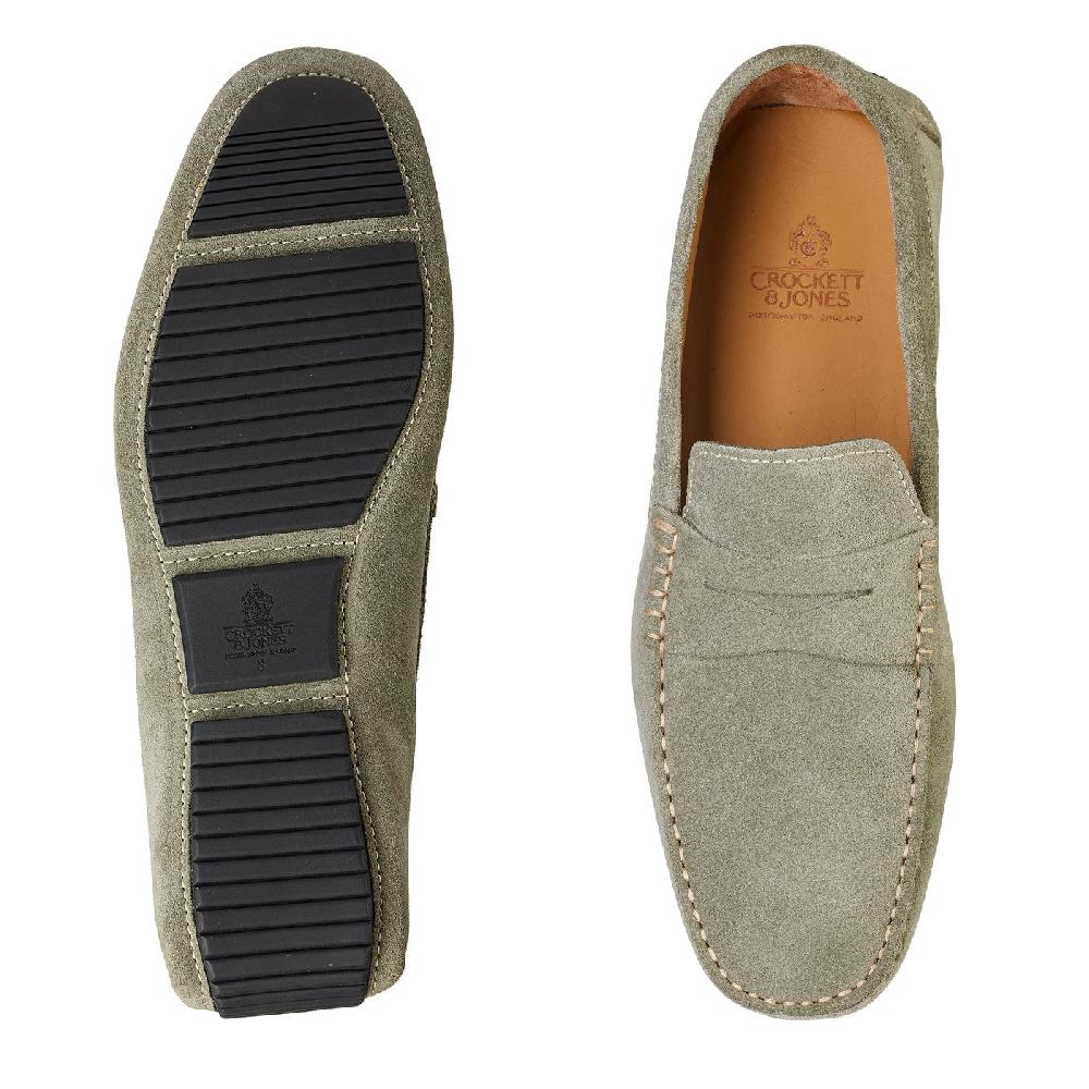 Crockett & Jones Torino Pistachio Suede