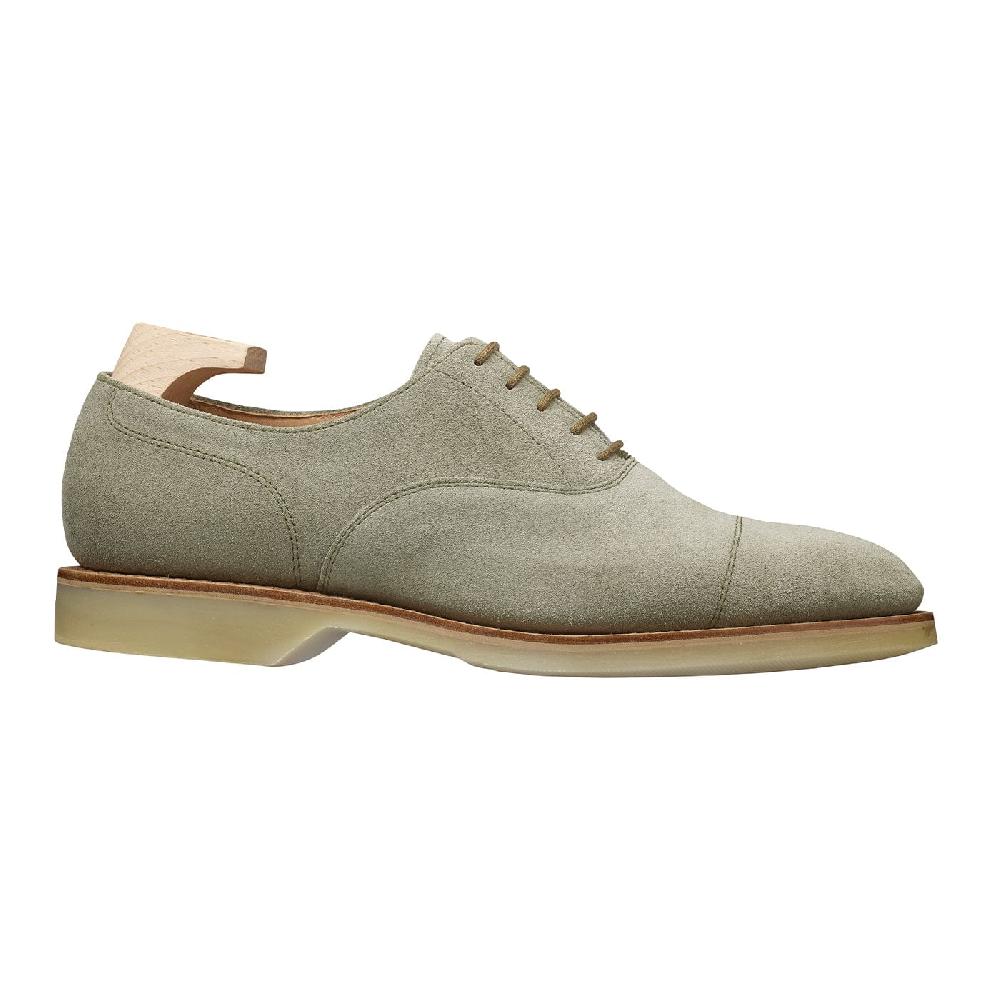 Crockett & Jones Tresco Pistachio Suede