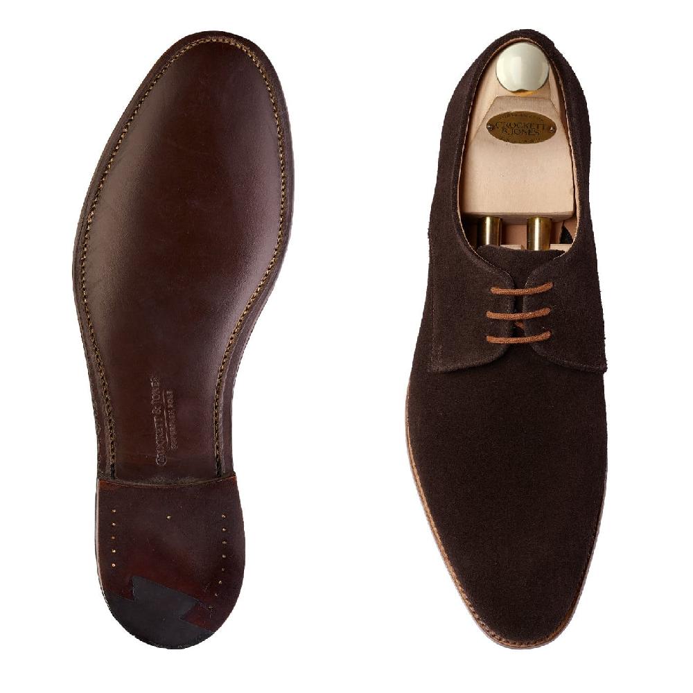 Crockett & Jones Waterford Dark Oak Suede