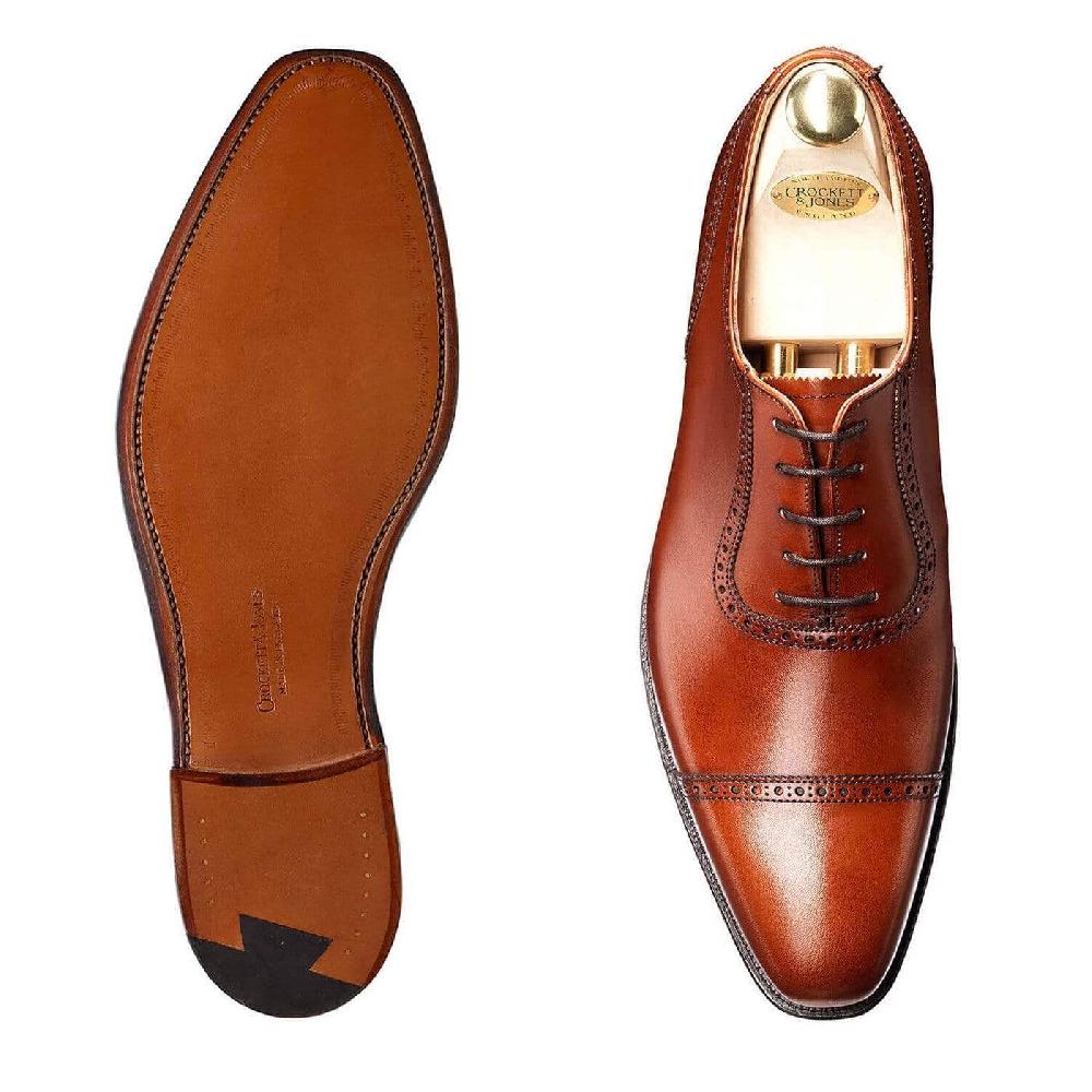 Crockett & Jones Westbourne Chestnut Burnished Calf
