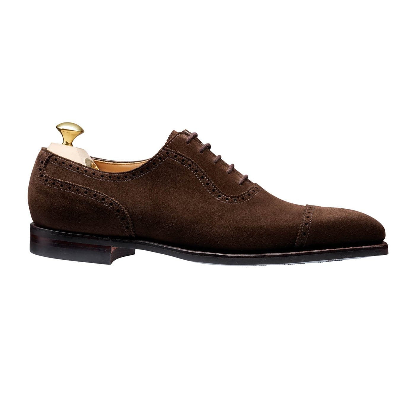 Crockett & Jones Westbourne Dark Brown Calf Suede