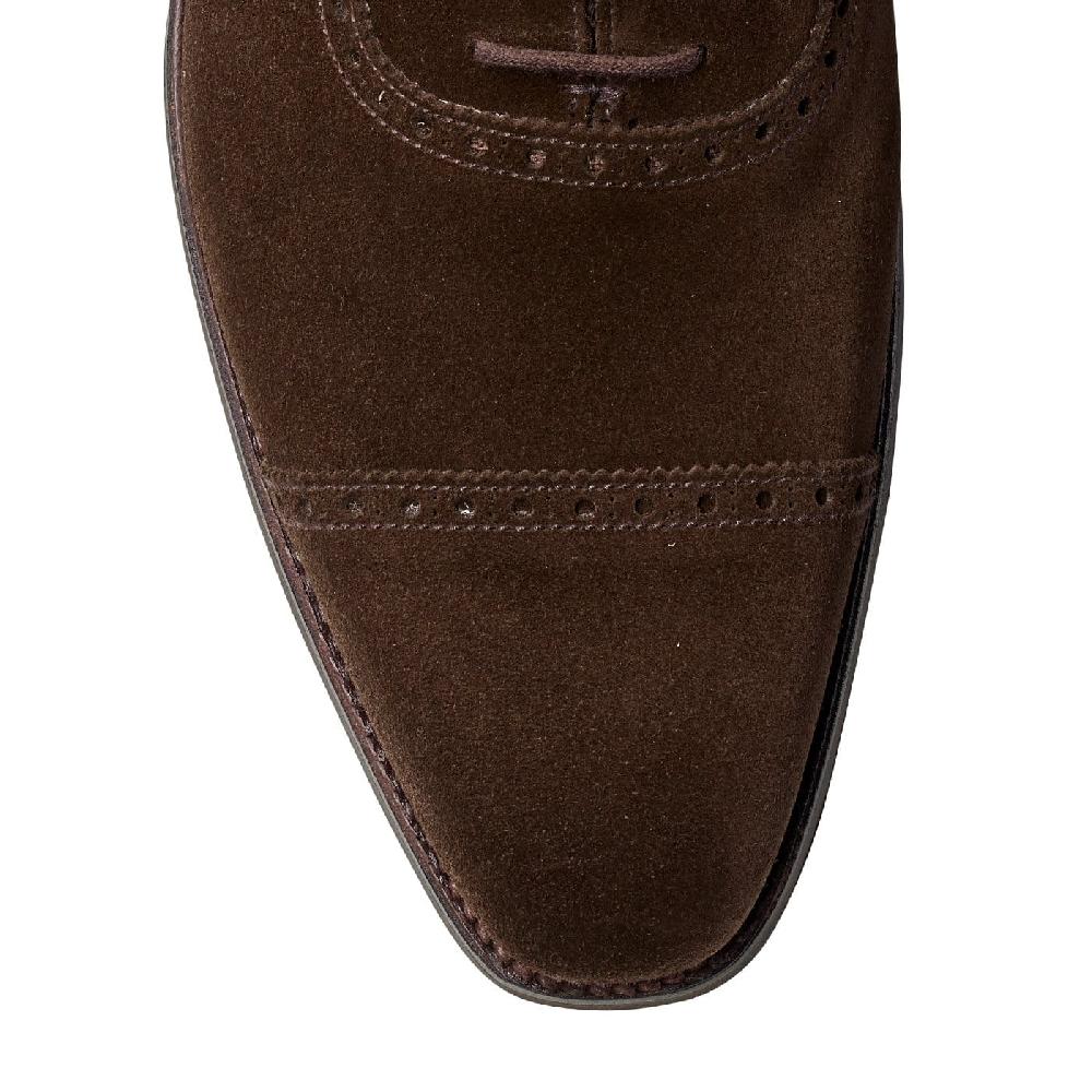Crockett & Jones Westbourne Dark Brown Calf Suede
