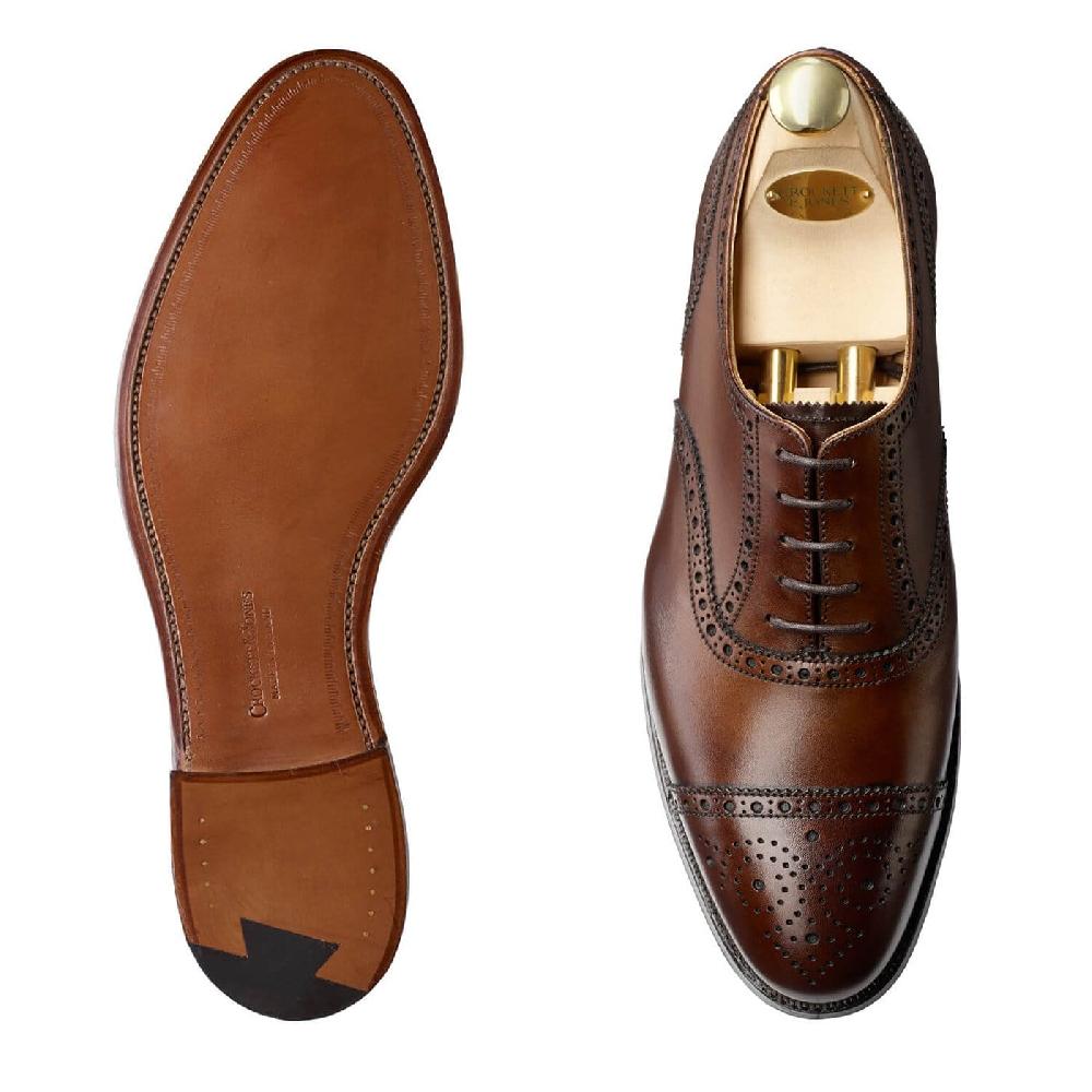 Crockett & Jones Westfield Dark Brown Burnished Calf