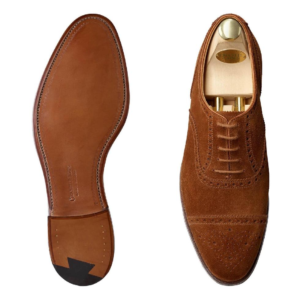 Crockett & Jones Westfield Tobacco Calf Suede