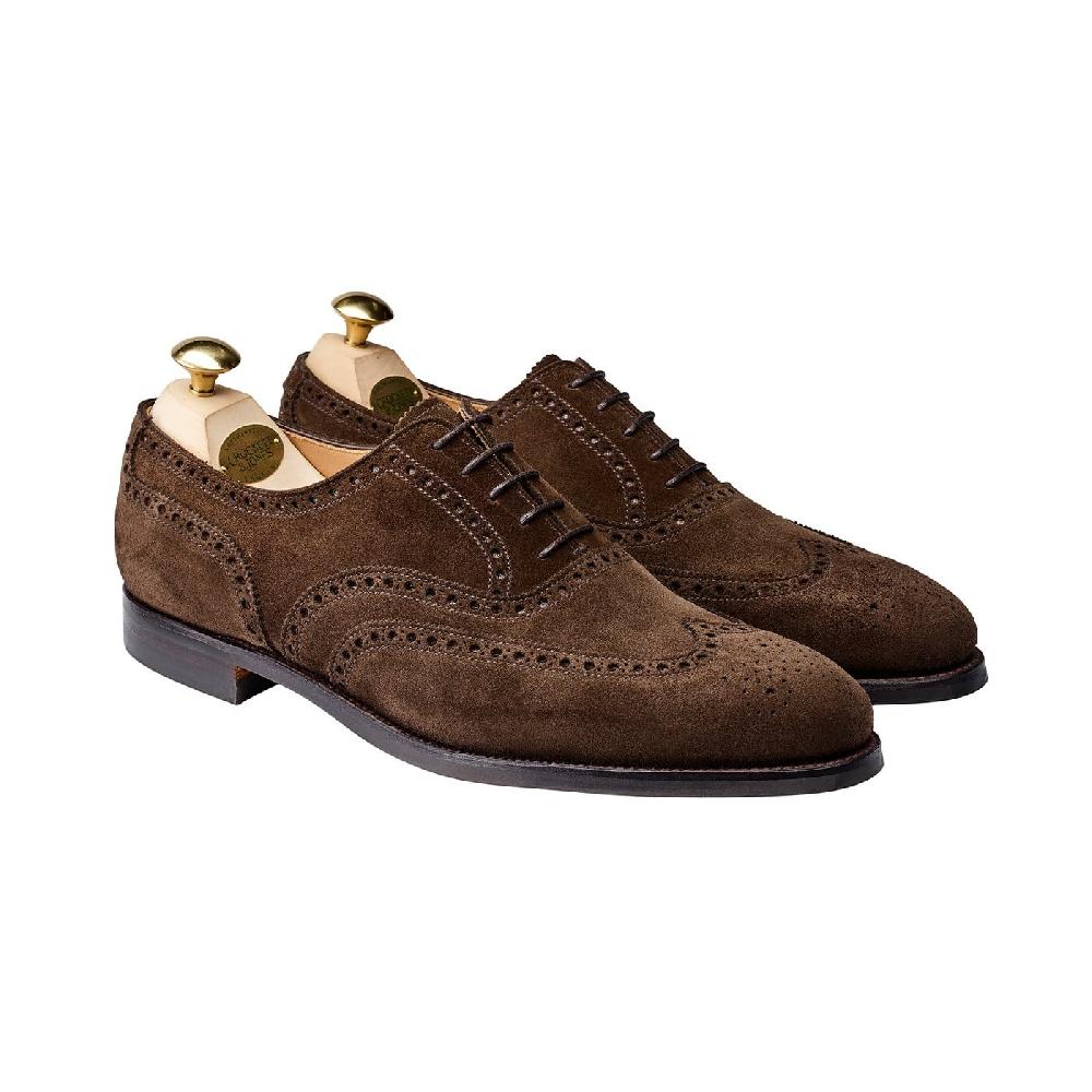 crockett & jones Westgate 2 Dark Brown Calf Suede