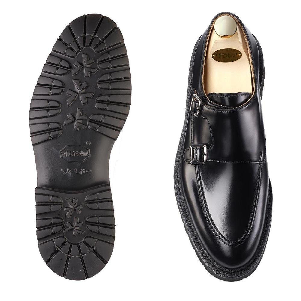 Crockett & Jones Whitby Black Cavalry Calf