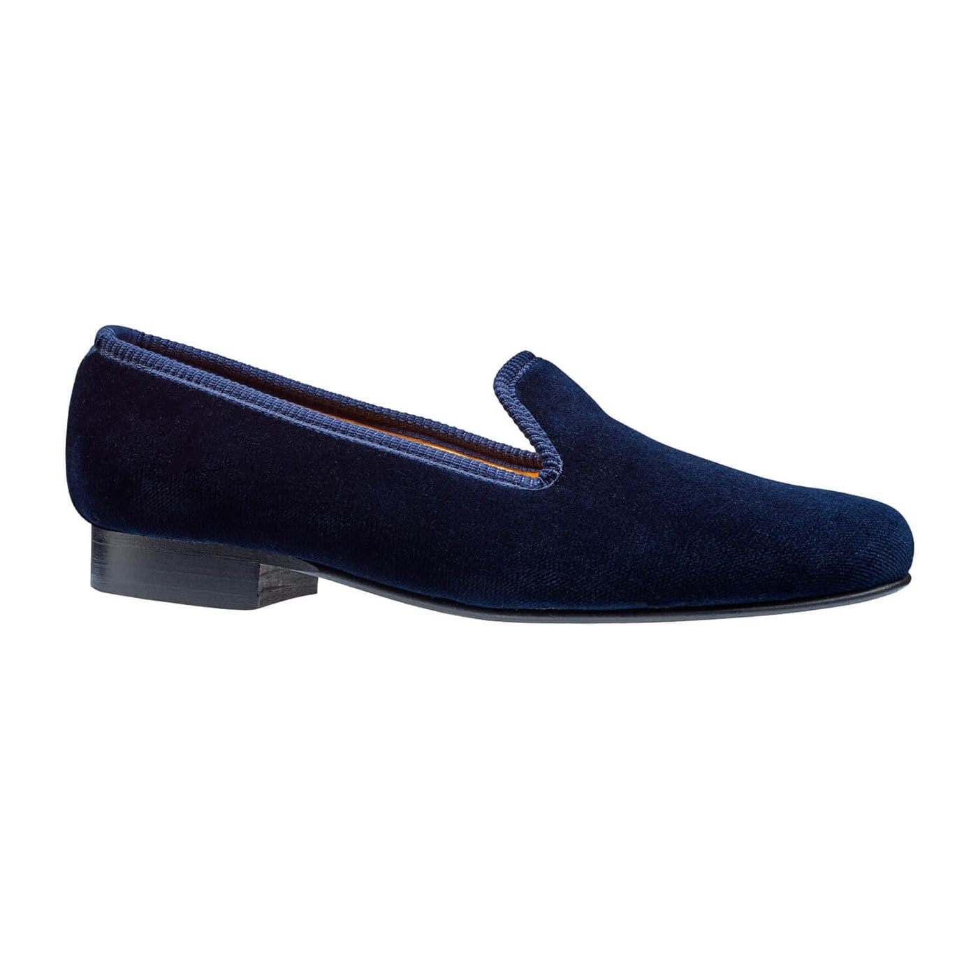 Crockett & Jones Women's Plain Albert Navy Velvet