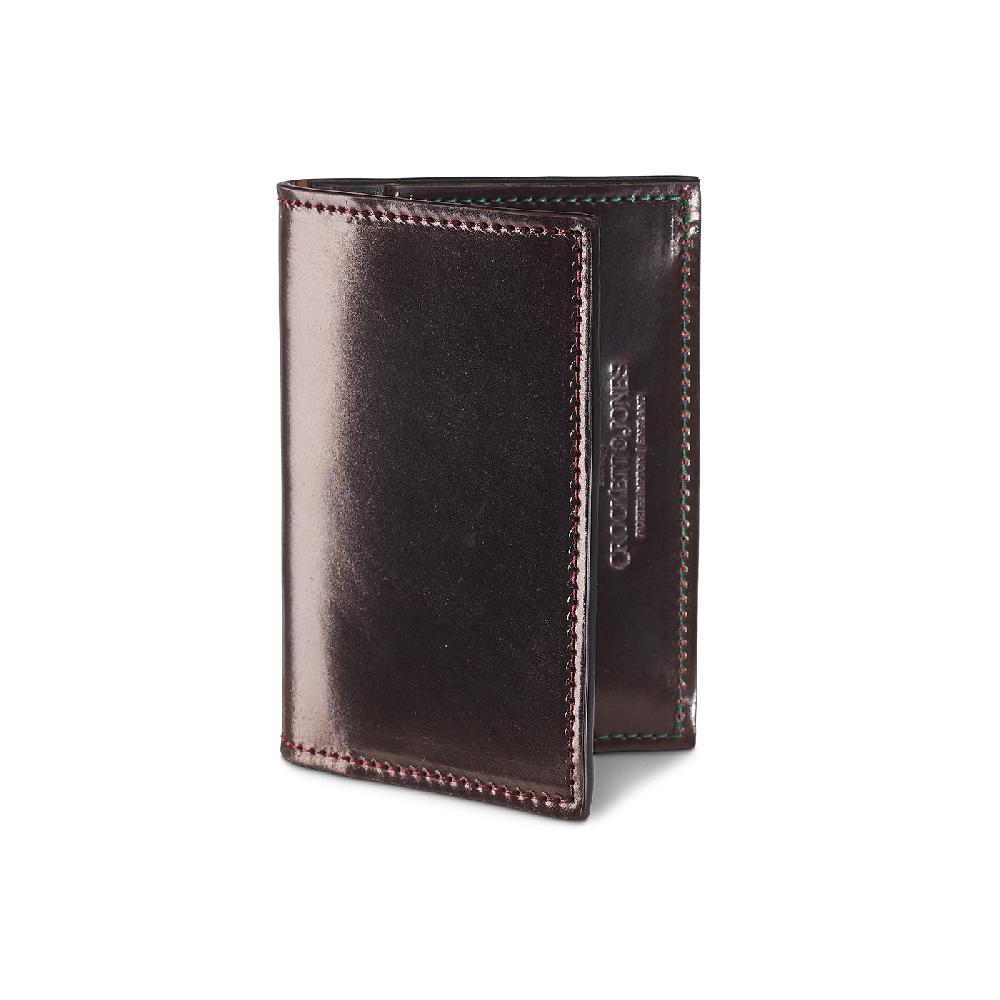 crockett & jones Folded Card Case Cordovan Burgundy Shell Cordovan
