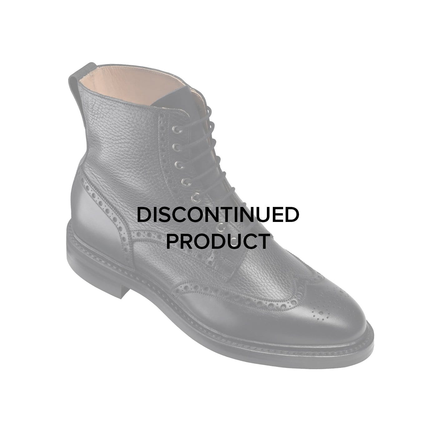 crockett & jones Grace Black Wax Calf & Black Country Calf Combination