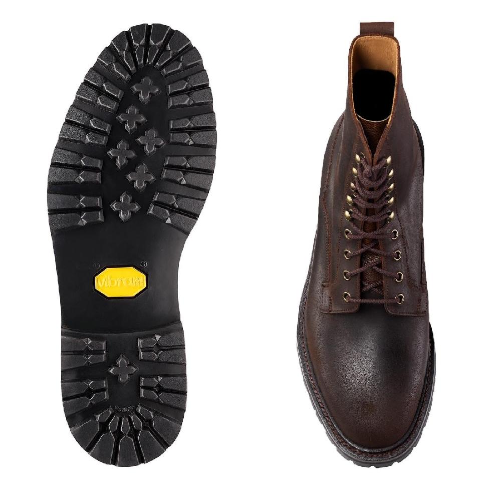 Crockett & Jones Grizedale Dark Brown Rough-Out Suede