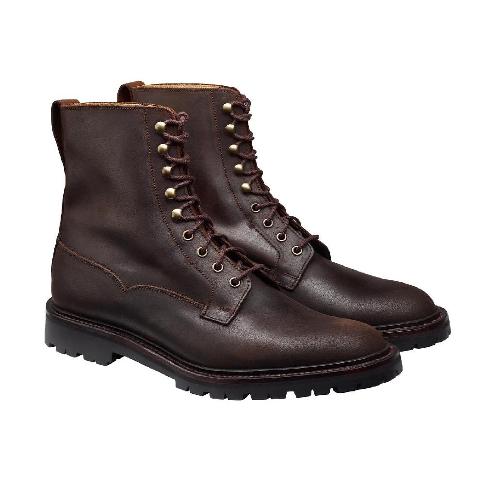 crockett & jones Grizedale Dark Brown Rough-Out Suede