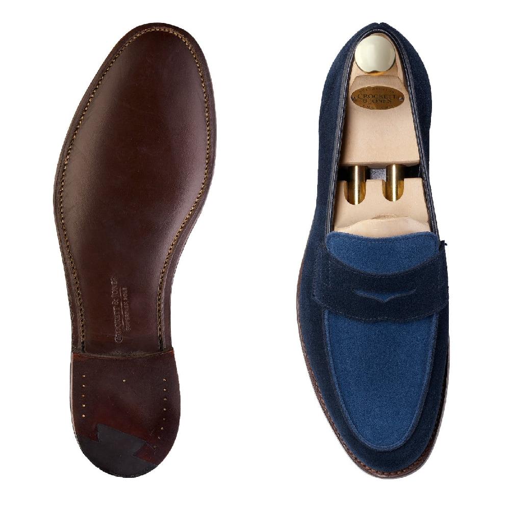 Crockett & Jones Richmond 2 Ocean Suede & Mid-Blue Suede