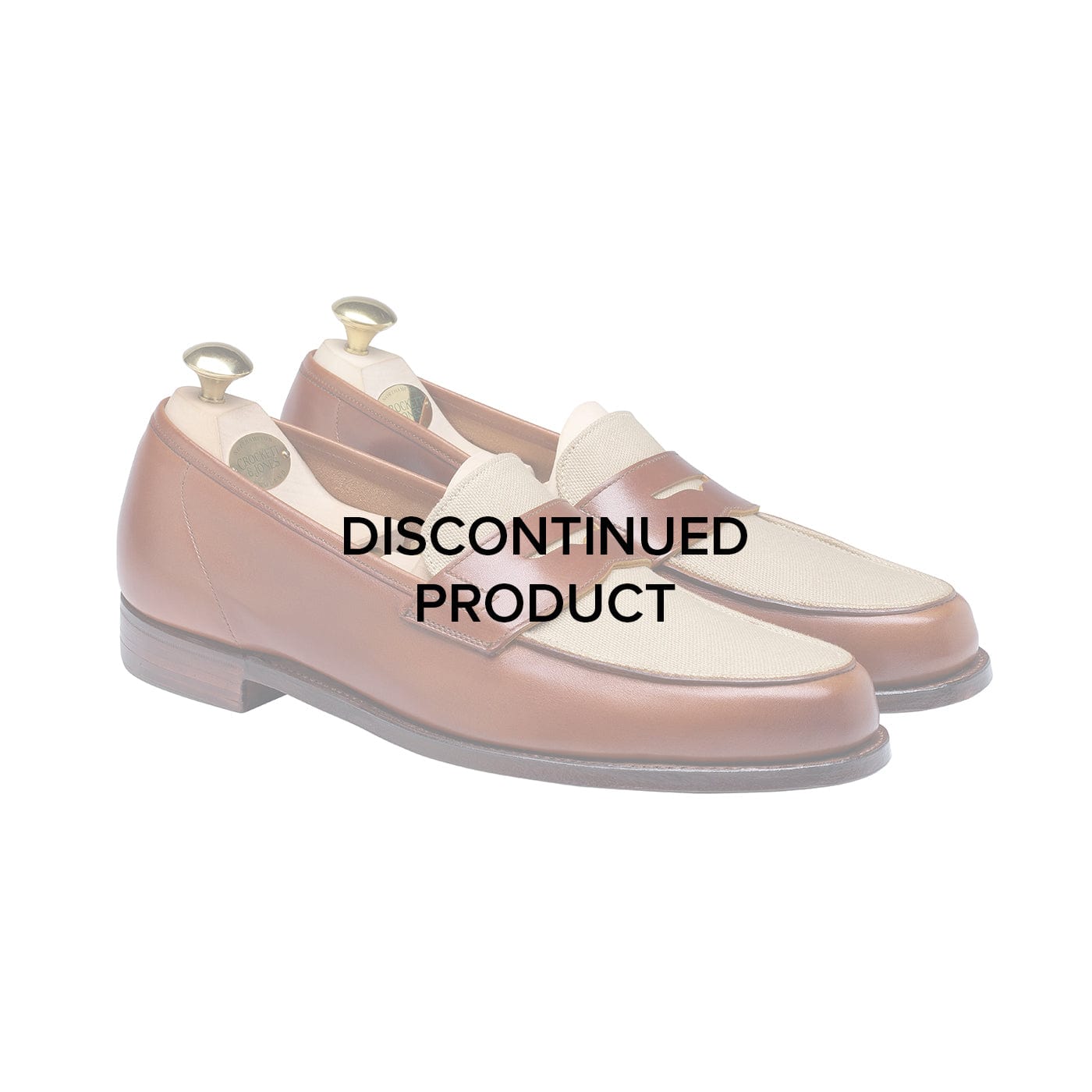 crockett & jones Richmond 2 Tan Burnished Calf & Stone Canvas