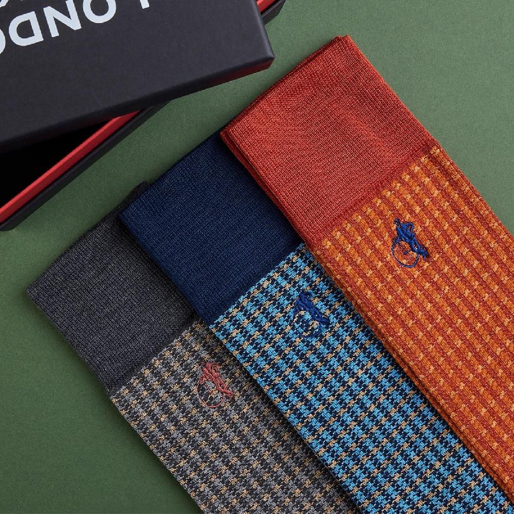 Crockett & Jones Shaken & Stirred Gift 3 Pair Gift Box Mixed