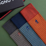 Crockett & Jones Shaken & Stirred Gift 3 Pair Gift Box Mixed