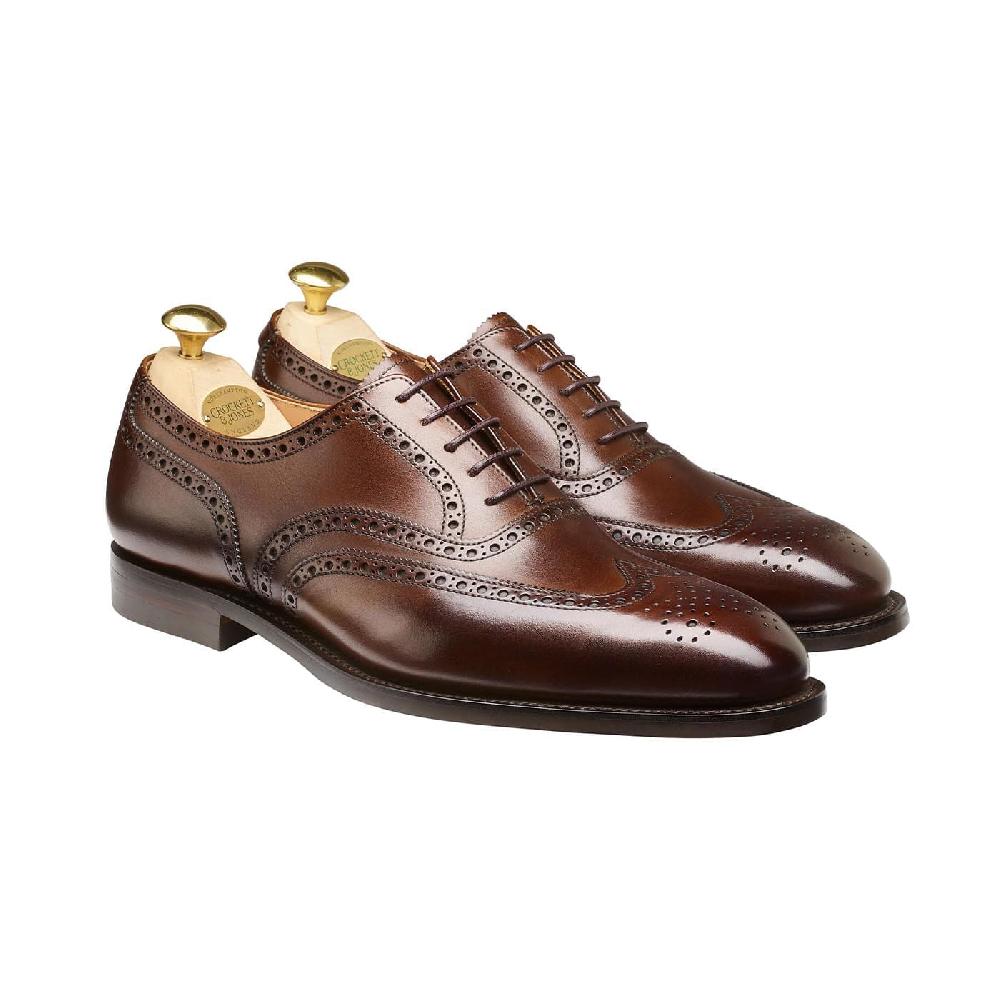 crockett & jones Westgate 2 Dark Brown Burnished Calf