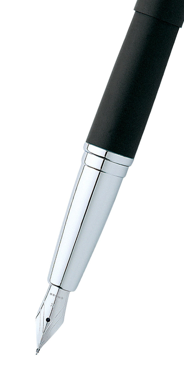 Cross ATX® Basalt Black Stainless Steel Extra Fine Nib Fountain Pen