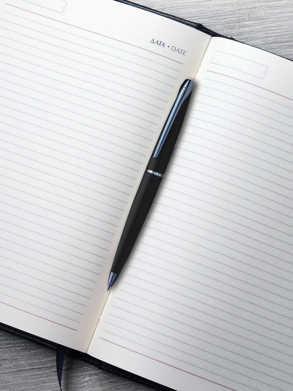Cross ATX® Basalt Black With Blue PVD Ballpoint Pen