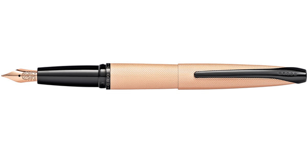Cross ATX® Brushed Rose Gold Stainless Steel Medium Nib Fountain Pen