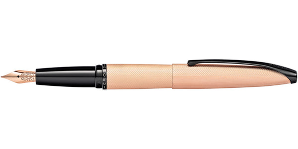 Cross ATX® Brushed Rose Gold Stainless Steel Medium Nib Fountain Pen
