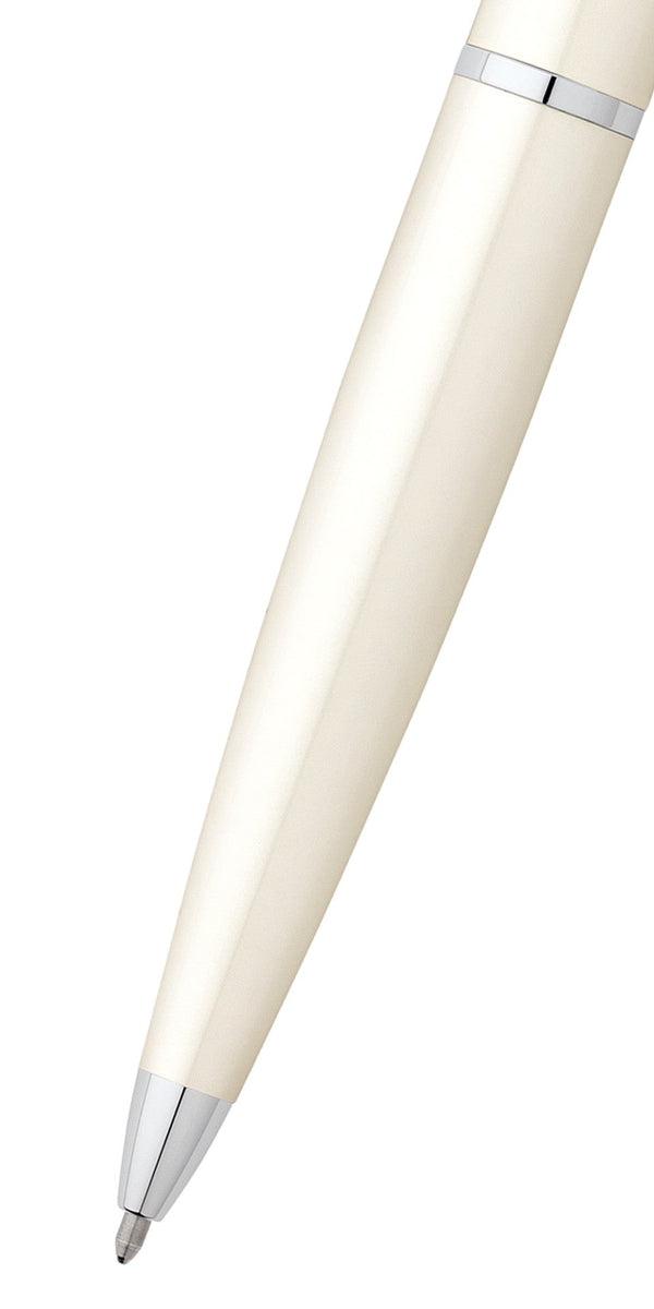 Cross ATX® Pearlescent White Lacquer Ballpoint Pen