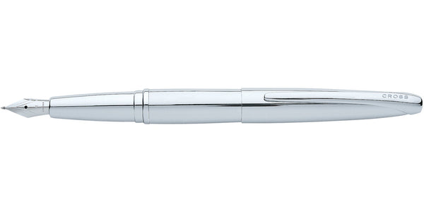 Cross ATX® Pure Chrome Stainless Steel Medium Nib Fountain Pen