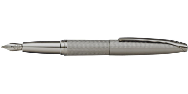 Cross ATX® Sandblasted Titanium Gray Stainless Steel Fine Nib Fountain Pen