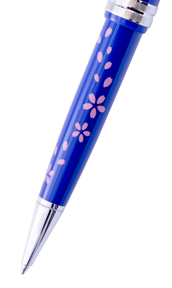 Cross Bailey Light™ Cherry Blossom Glossy Blue Resin Ballpoint Pen