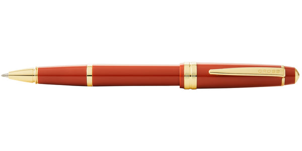 Cross Bailey Light™ Polished Amber Resin And Gold Tone Rollerball Pen