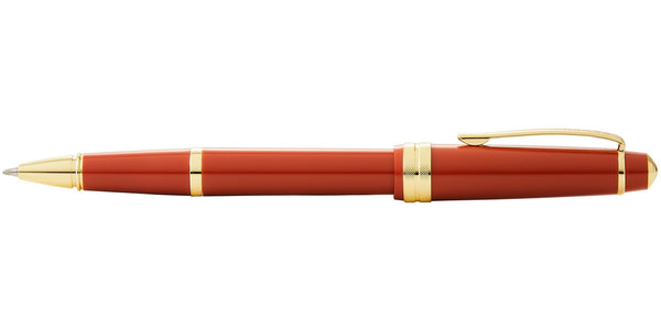 Cross Bailey Light™ Polished Amber Resin And Gold Tone Rollerball Pen