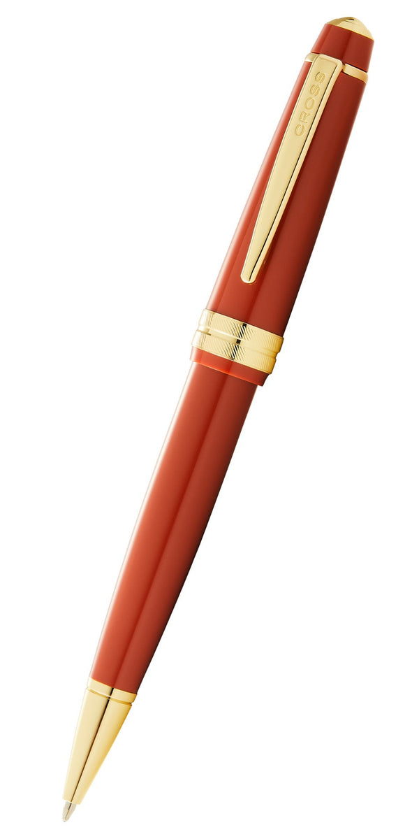 cross Bailey Light™ Polished Amber Resin and Gold Tone Ballpoint Pen