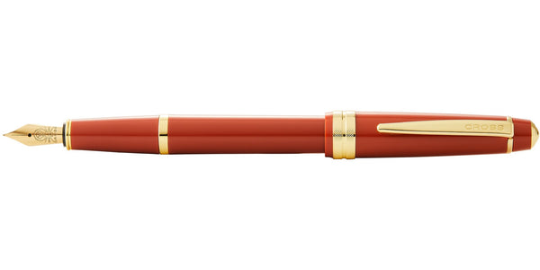Cross Bailey Light™ Polished Amber Resin And Gold Tone Extra Fine Nib Fountain Pen