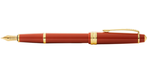 Cross Bailey Light™ Polished Amber Resin And Gold Tone Fine Nib Fountain Pen