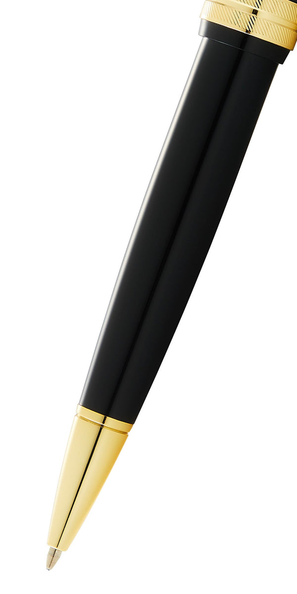 Cross Bailey Light™ Polished Black Resin And Gold Tone Ballpoint Pen