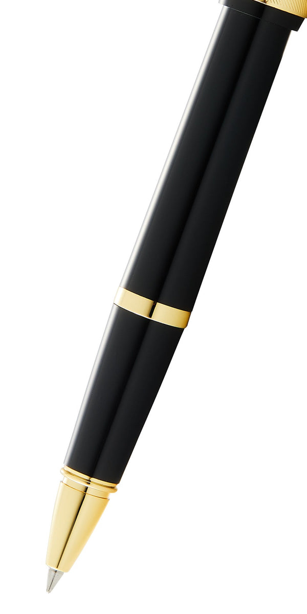 Cross Bailey Light™ Polished Black Resin And Gold Tone Rollerball Pen