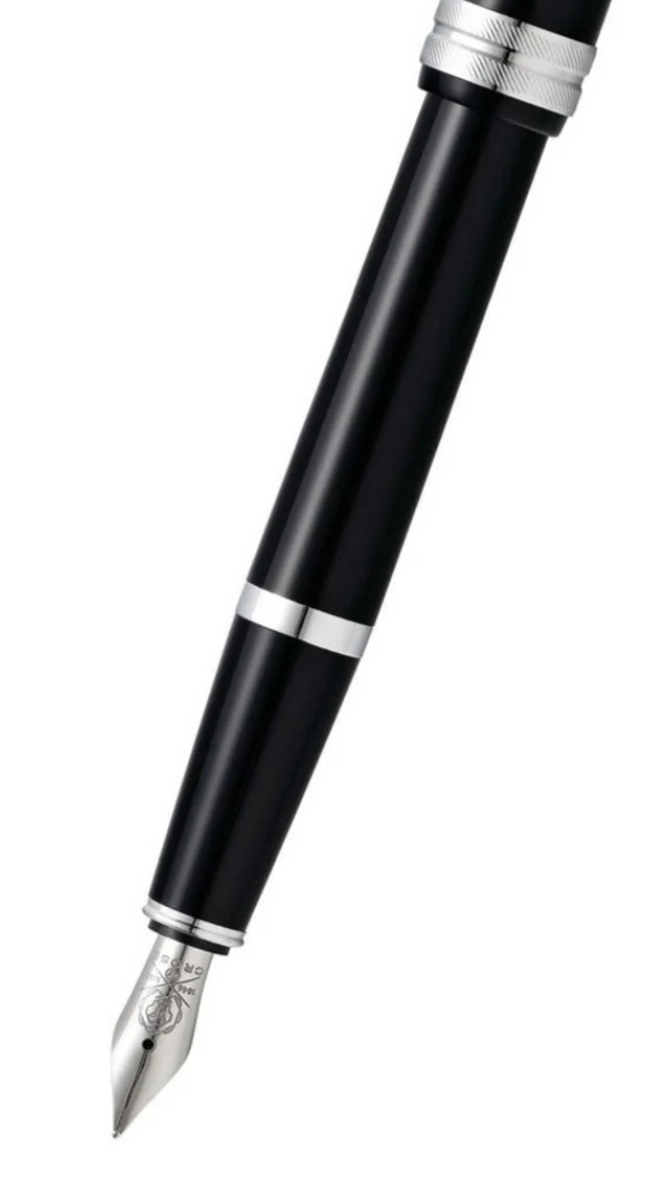 Cross Bailey Light™ Polished Black Resin Fine Nib Fountain Pen