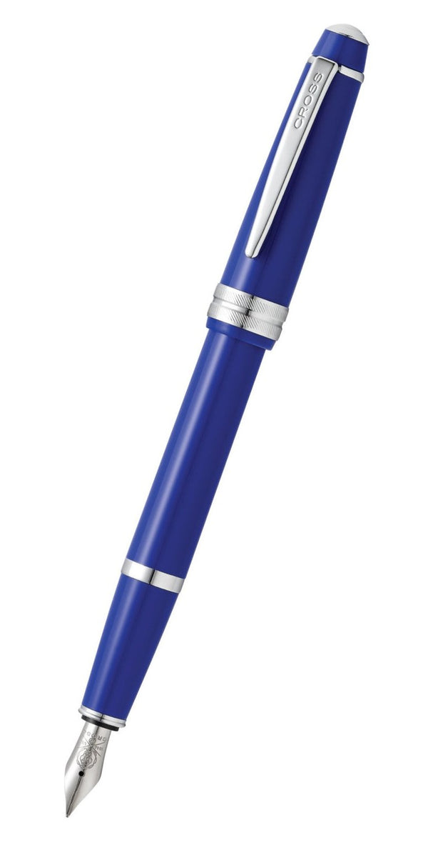 cross Bailey Light™ Polished Blue Resin Extra-Fine Nib Fountain Pen