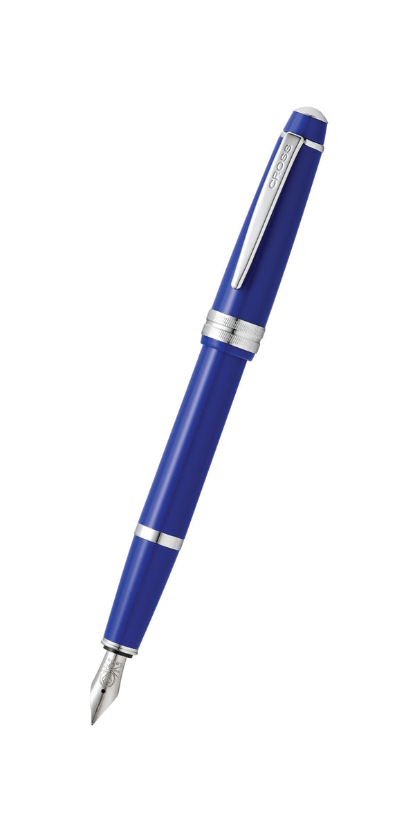 cross Bailey Light™ Polished Blue Resin Medium Nib Fountain Pen