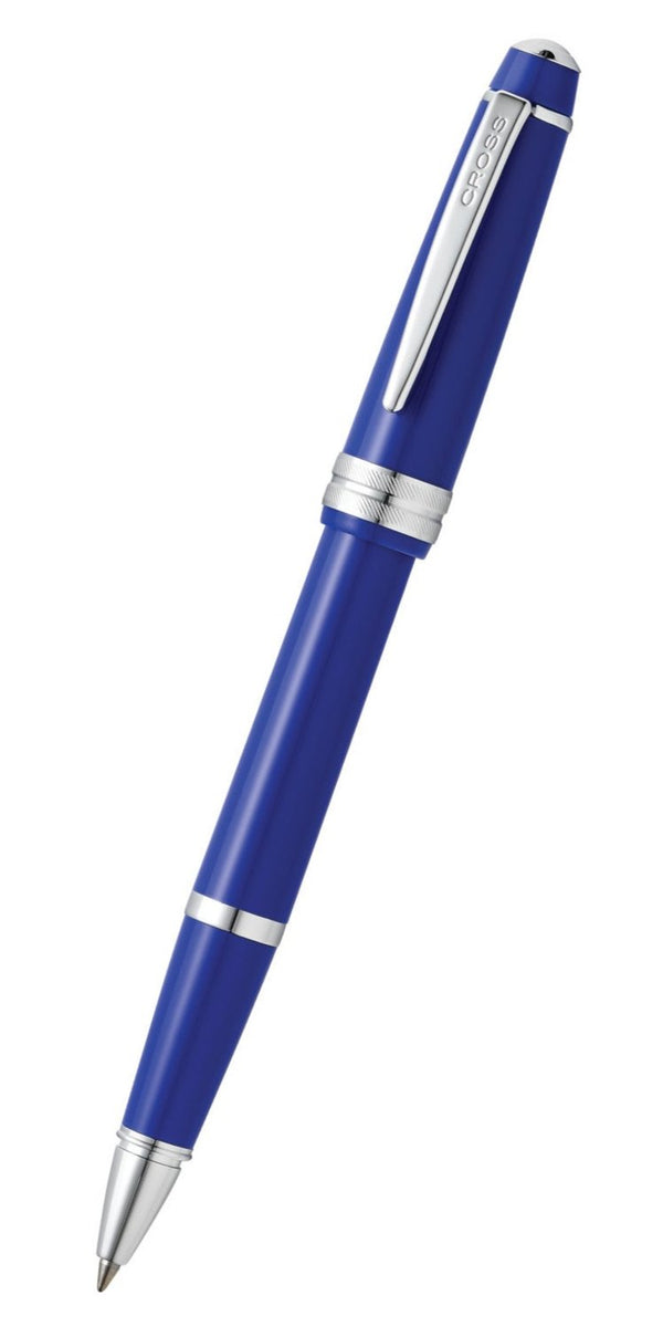 cross Bailey Light™ Polished Blue Resin Rollerball Pen